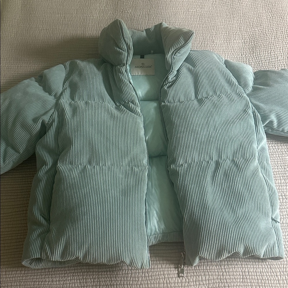 Mint Green Puffer Jacket - image 1